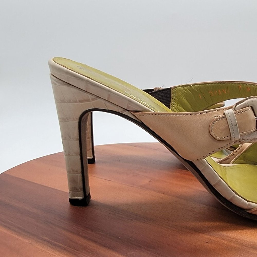 Y2k Couture Donald J Pilner Cream Python Leather … - image 7